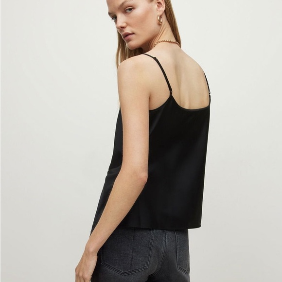 All Saints Black Hadley Camisole - Picture 2 of 9